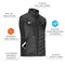 Ergodyne Rechargeable Heated Vest with Battery, Black, Size 4XL 6495 - alternate 5